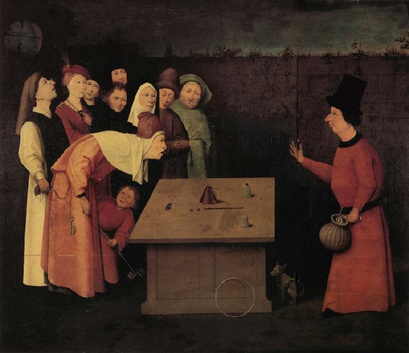 BOSCH, Hieronymus The Conjurer oil painting image